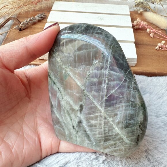 Beautiful Small Labradorite Free Form - Picture 3 of 9